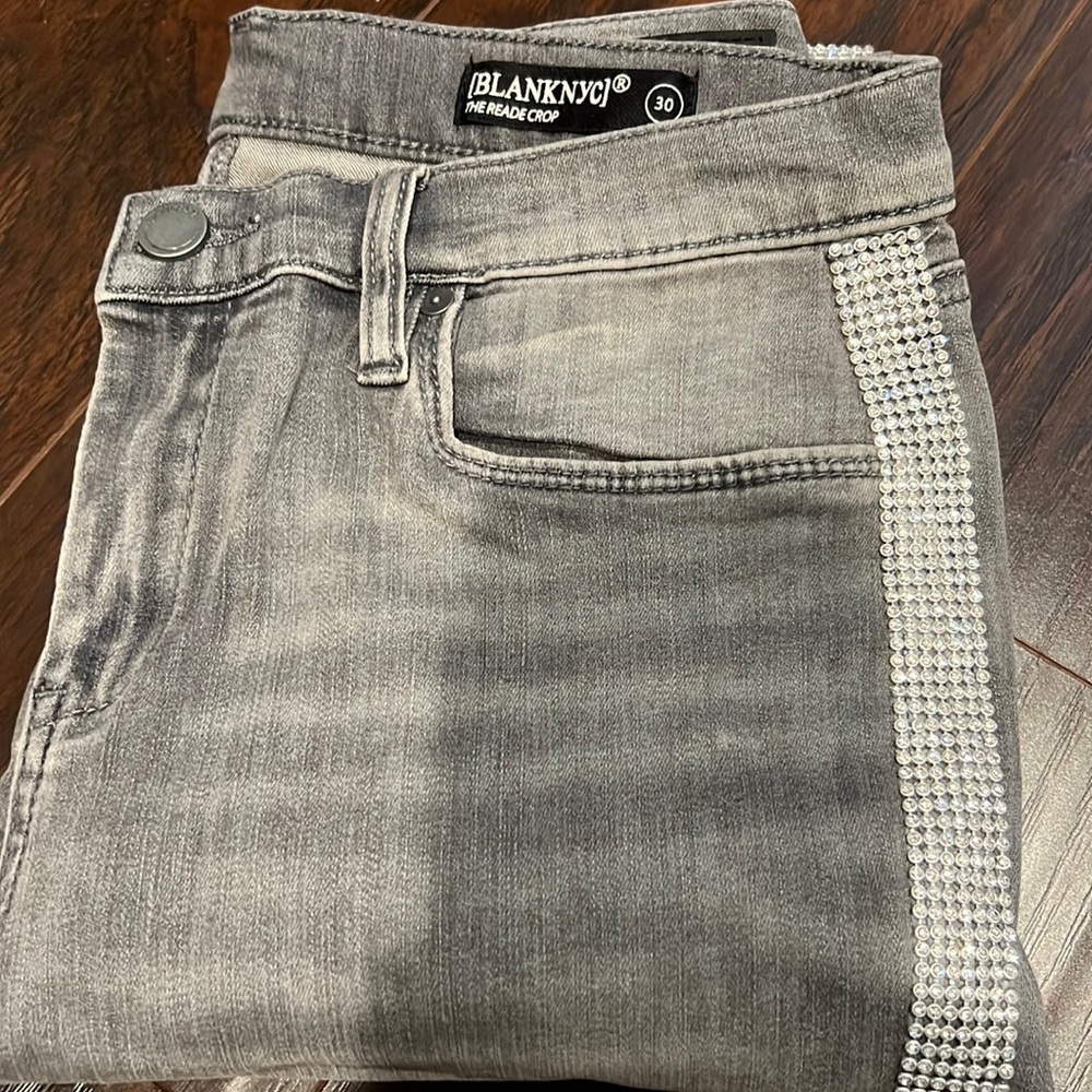 Gray denim jeans. NEW without tags. NEVER WORN